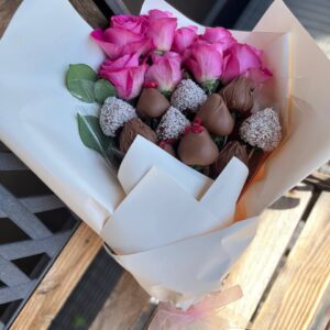 12 Premium-Erdbeeren in Schokolade